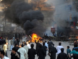 Rawalpindi burning