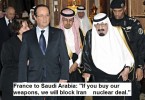 France to Saudi Arabia: ‘You buy our weapons, we will block Iran nuclear deal.’