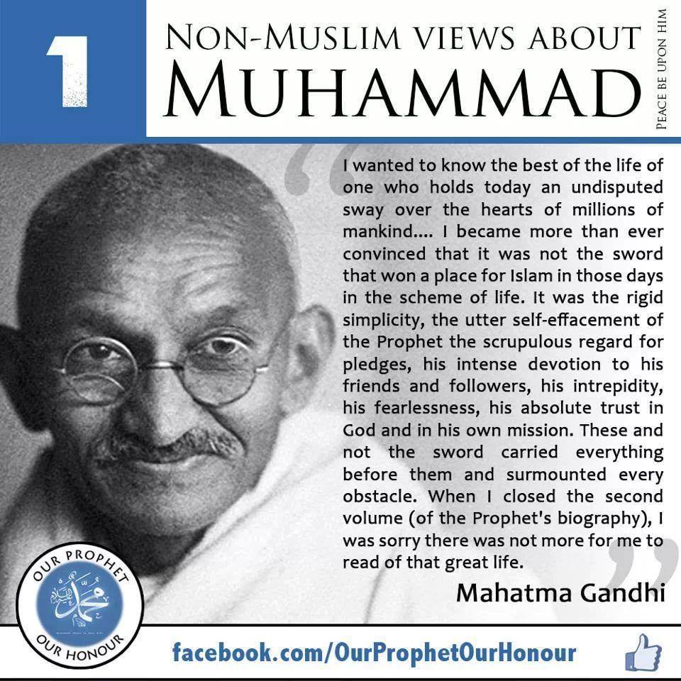 Gandhi on Muhammed