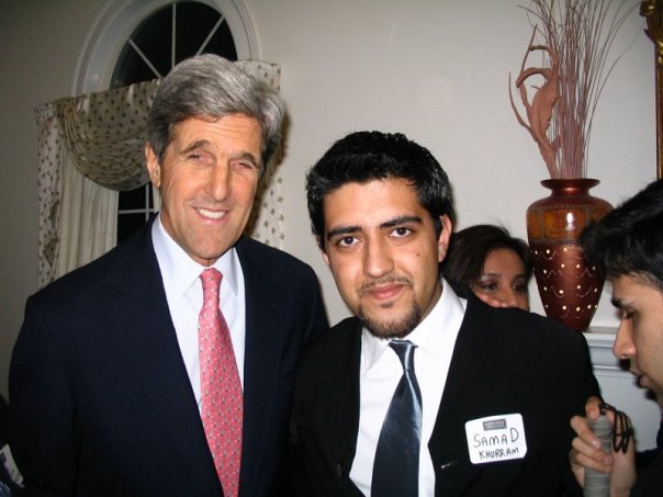 Samad Khurram with John Kerry