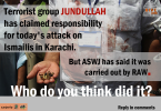 DW Report: Anti-Ismaili attack by Deobandi militants in Karachi