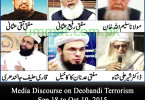 Media Discourse on Deobandi Terrorism – Sep 18 to Oct 10, 2015