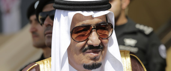 King Salman of Saudi Arabia waits to receive leaders during their arrival to participate in a summit of Arab and South American leaders in Riyadh, Saudi Arabia, Tuesday, Nov. 10, 2015. The two-day summit beginning Tuesday aims to improve coordination among political leaders and civil society groups in the two regions, focusing on economics, science and technology, the environment and social and cultural affairs. (AP Photo/Hasan Jamali)