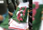 سپاہ صحابہ اور جماعت اسلامی کے تکفیریوں کی جانب سے  ایرانی ایجنٹ کہلانے والے خرم زکی کے جنازے پر پاکستانی پرچم اُسکی حب وطنی کا ثبوت ہے